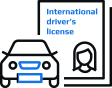 국제운전면허증아이콘