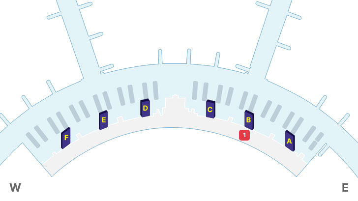 1. 일반지역 B입국장 앞